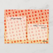 Goud Lips Foto Echtband Romantic Birthday Briefkaart (Achterkant)