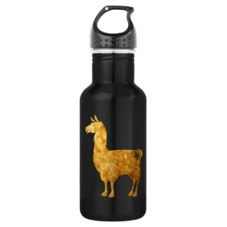 Goud Llama-waterflesje Waterfles
