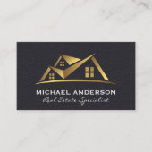 Goud Logo | Leder Visitekaartje