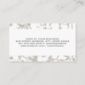 Goud Logo | Visitekaartje met marmertrim (Achterkant)