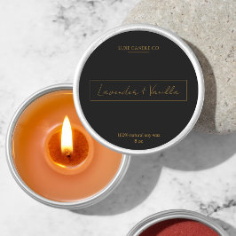 Goud & Lux Geurkaars Rond label