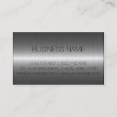 Goud Luxe roestvrij staalmonogram 2 Visitekaartje (Achterkant)