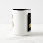 Goud Maak het Geld & 3D Dollar teken Mok (Midden)