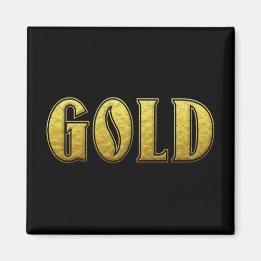 Goud magneet (Voorkant)