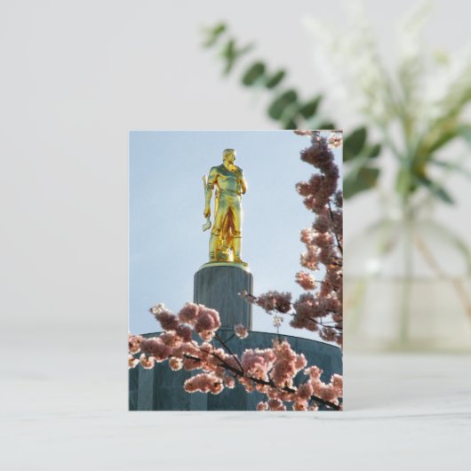 Goud Man Briefkaart (Staand voorkant)