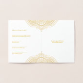 Goud  mandala folie kaarten (Binnen)