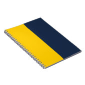 Goud & Marine Blauw CUSTOM Notitieboek (Rechterzijde)