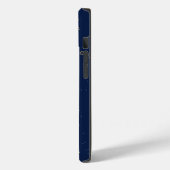 Goud & Marine Blauw Zodiac Constellations Monogram Case-Mate iPhone Case (Achterkant / Links)