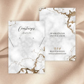 Goud Marmer Chique Ketting Oorbel Sieraden Display Visitekaartje