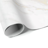 Goud Marmer Elegant Wrapping Papier (Rol Hoek)