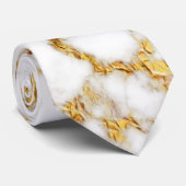 Goud marmer Foil Textuur Stropdas (Opgerold)