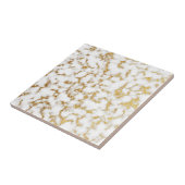 Goud marmer Foil Textuur Tegeltje (Zijkant)
