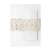 Goud marmer Foil Textuur Uitnodigingen Wikkel (Voorkant Voorbeeld)