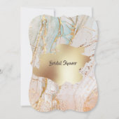 Goud marmer geode textuur DY-kledij Kaart (Voorkant)