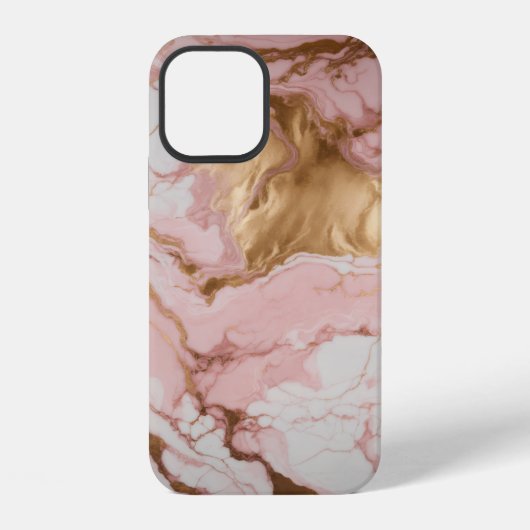 goud marmer iPhone hoesje (Achterkant)