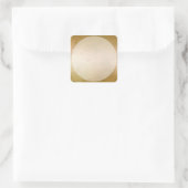 Goud Marmeren Label Sticker Klein Vierkant (Tas)