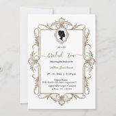 Goud Marmol vrijgezellenfeest Kaart (Voorkant)