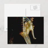 Goud masker van Tutankhamun Briefkaart (Voorkant / Achterkant)