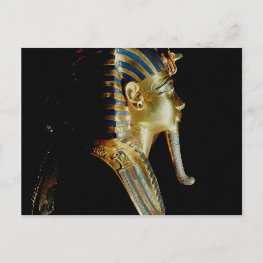Goud masker van Tutankhamun Briefkaart (Voorkant)