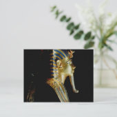 Goud masker van Tutankhamun Briefkaart (Staand voorkant)