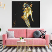 Goud masker van Tutankhamun Canvas Afdruk (Insitu (Woonkamer))