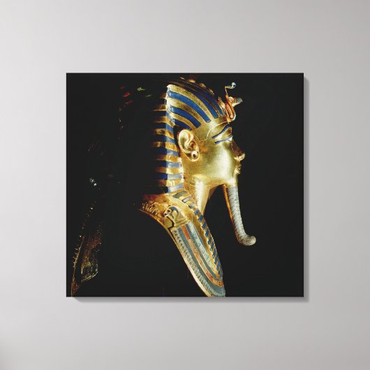 Goud masker van Tutankhamun Canvas Afdruk (Voorkant)