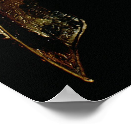 Goud masker van Tutankhamun Poster (Hoek)