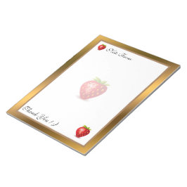 Goud Matig fruit Voeg Jouw tekst toe Notitieblok