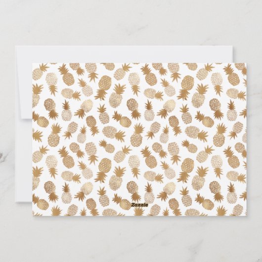 Goud Mele Kalikimaka 6 Foto Collage Kerstmis Ho Feestdagenkaart (Achterkant)