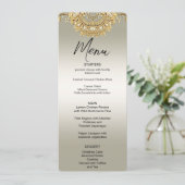 Goud menu (Staand voorkant)
