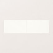 Goud met B&W-strepen Visitekaartje (Binnenkant ongevouwen)