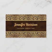 Goud met Cheetah Animal Print