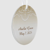 Goud met Godsdienstig Kant, Dwars, Ornament (voorkant)