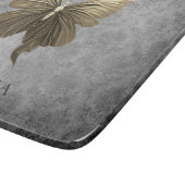 Goud met juwelen versierde vlinder snijplank (Hoek)