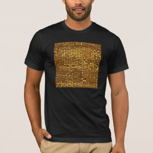 Goud met mousserende haring t-shirt