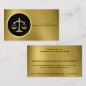 Goud met Visitekaartjes voor gerechtigheid (Voorkant / Achterkant)