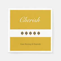 Goud met zwart en wit bloemen