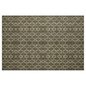  goud met zwarte damast stof (Fat Quarter)