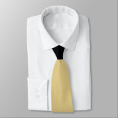 Goud met zwarte Knot Contrast Stropdas (Gebonden)