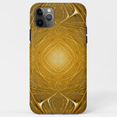 Goud metaal abstract geometrisch patroon Case-Mate iPhone case (Achterkant)