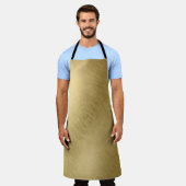 Goud metaal geborsteld ondergrond of textureabstra schort (Gedragen)