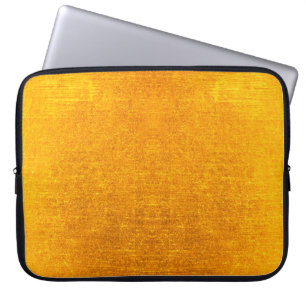 Goud metaal geborsteld ondergrond of textuur van b laptop sleeve