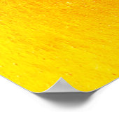 Goud metaal geborsteld ondergrond of textuur van b poster (Hoek)