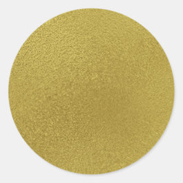Goud Metaal Patroon Ronde Sticker