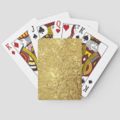 Goud metaal pokerkaarten (Achterkant)
