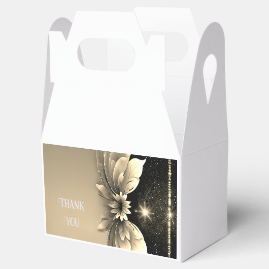Goud Metaalachtig Bedankdoosjes (Geopend)