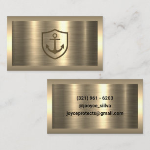 Goud Metallic Achtergrond Visitekaartje