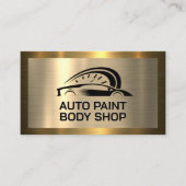 Goud Metallic | Auto Logo Visitekaartje (Voorkant)