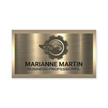 Goud Metallic | Bouwnijverheid Logo