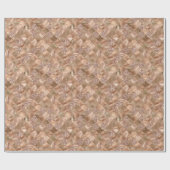 Goud Metallic Glitter Glimmende Vakantie Kerstmis Cadeaupapier (Vlak)